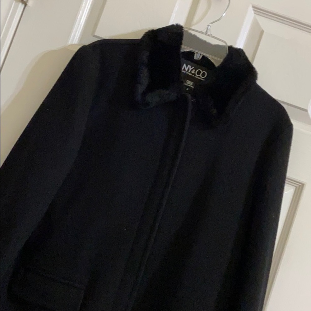 NY & CO. Pea Coat Black size 4
